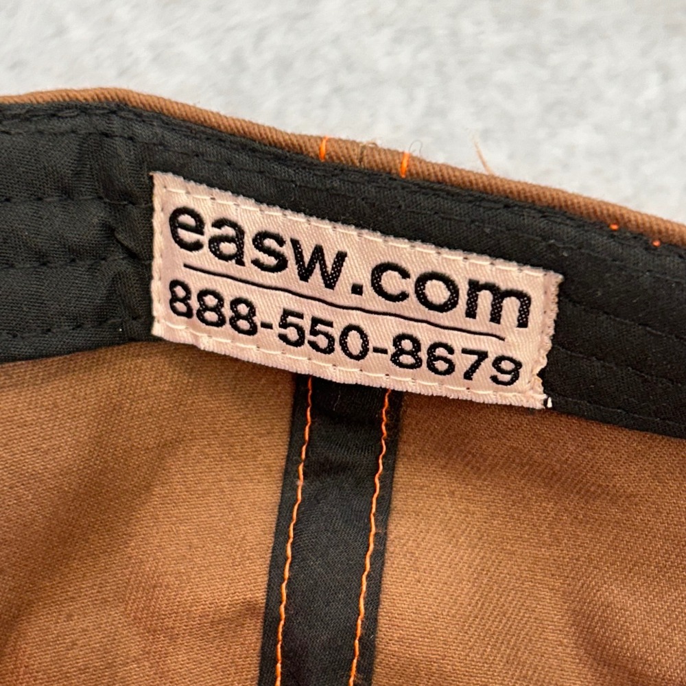 Rooster Rush South Dakota Mens Orange Brown EASW Hunting Hat Pheasant Patch OSFM - Picture 10 of 11